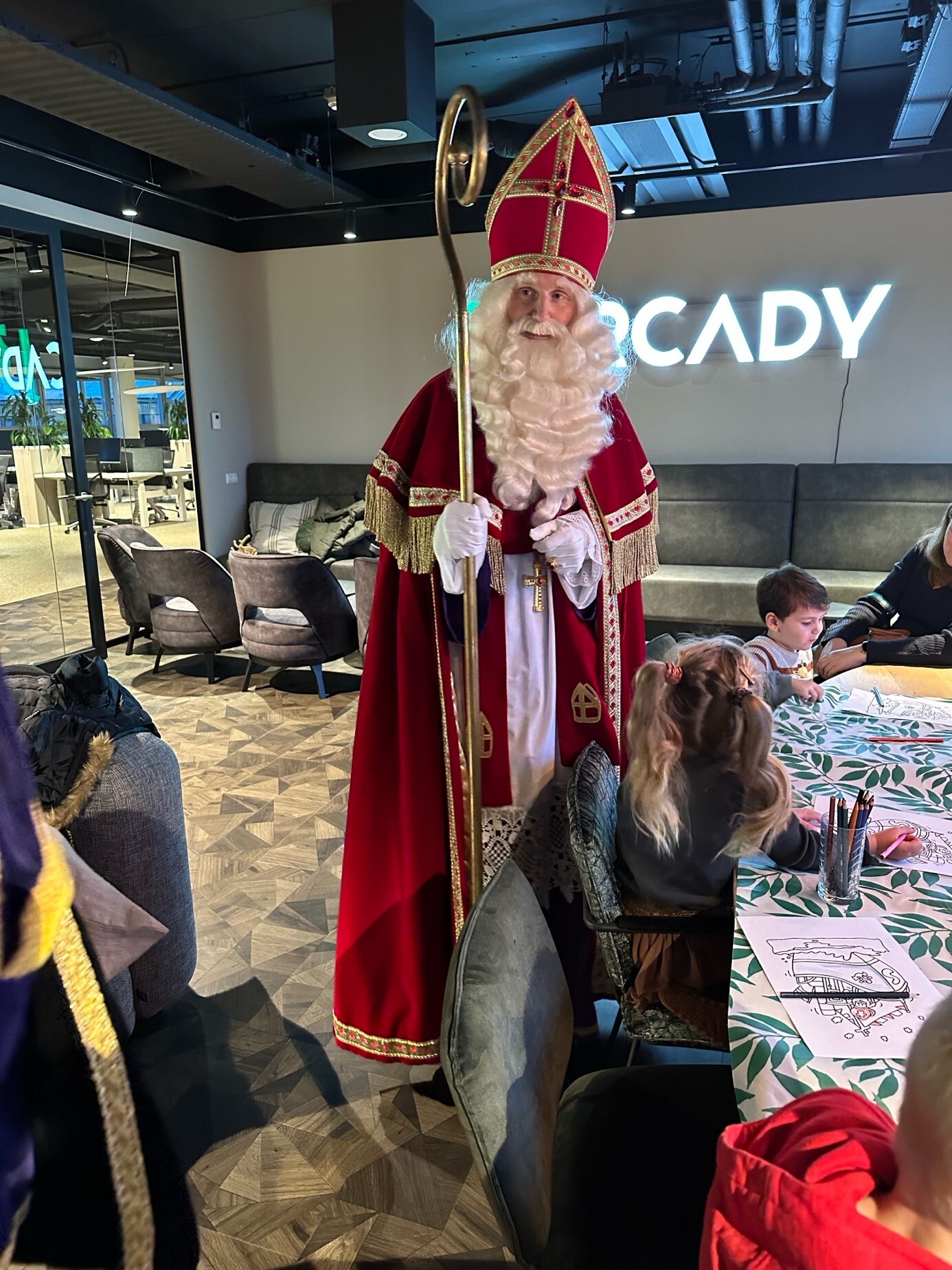 Sinterklaas feest bij Arcady